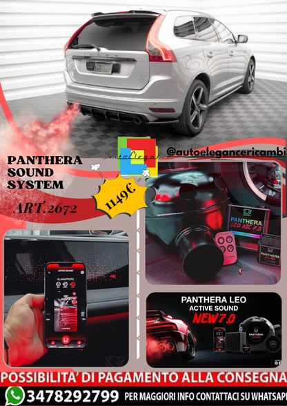 ⭐ART.2672 PANTHERA SOUND SYSTEM ADATTO PER VOLVO XC60 R-DESIGN Mk1 FACELIFT⭐