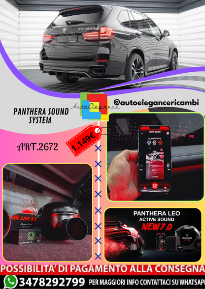 🔥ART.2672 PANTHERA SOUND SYSTEM ADATTO PER  BMW  X5 M-PACK 🔥