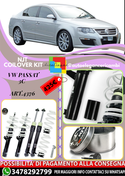 🎀Art.4376 Kit assetto sportivo NJT eXtrem adatto per VW Passat 3C 4Motion🎀