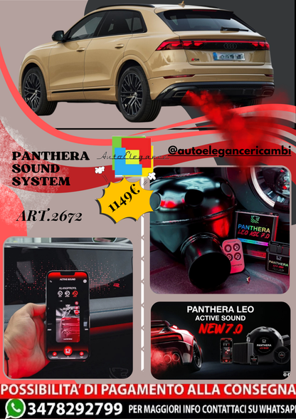 🎀ART.2672 PANTHERA SOUND SYSTEM ADATTO PER Audi Q8 (2024)🎀