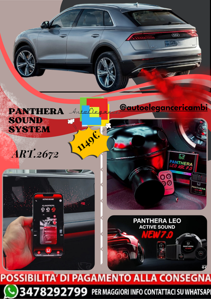 🎀ART.2672 PANTHERA SOUND SYSTEM ADATTO PER Audi Q8 (2019) 🎀