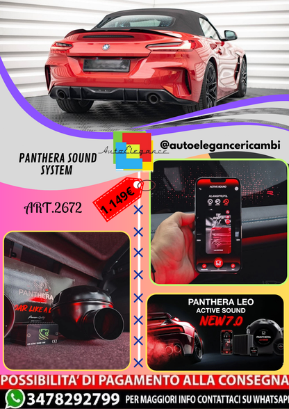 🔥ART.2672 PANTHERA SOUND SYSTEM ADATTO PER BMW Z4 M-PACK🔥