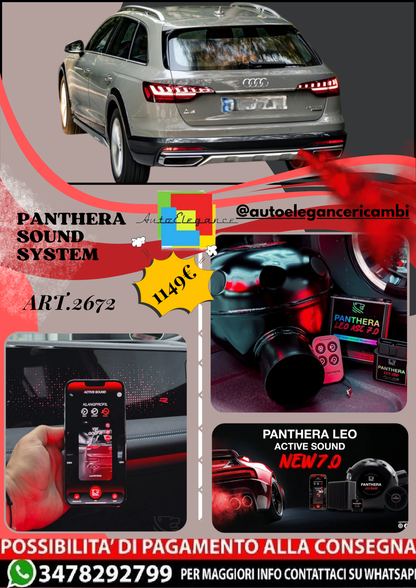 🎀ART.2672 PANTHERA SOUND SYSTEM ADATTO PER Audi A4 Allroad Quattro (2020) 🎀