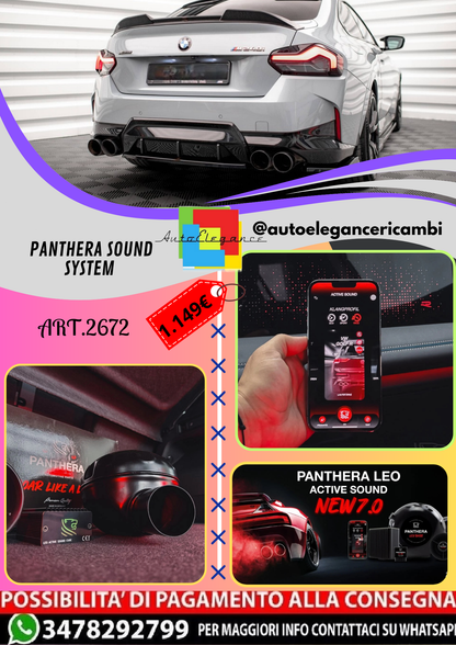 🔥ART.2672 PANTHERA SOUND SYSTEM ADATTO PER BMW  2 COUPE🔥