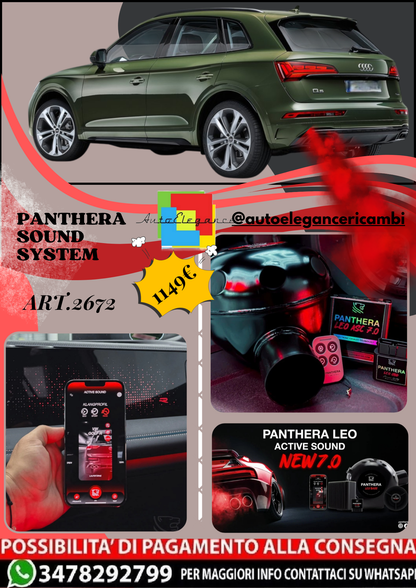 🎀ART.2672 PANTHERA SOUND SYSTEM ADATTO PER  Audi Q5 (2021)🎀