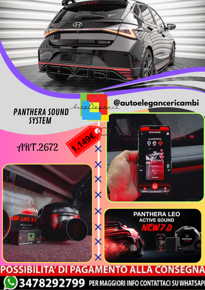 🔥ART.2672 PANTHERA SOUND SYSTEM ADATTO PER HYUNDAI I20 N Mk3🔥