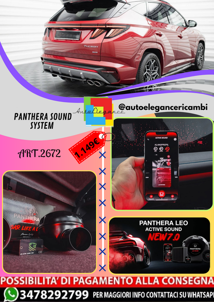 🔥ART.2672 PANTHERA SOUND SYSTEM ADATTO PER HYUNDAI TUCSON N-LINE Mk4🔥