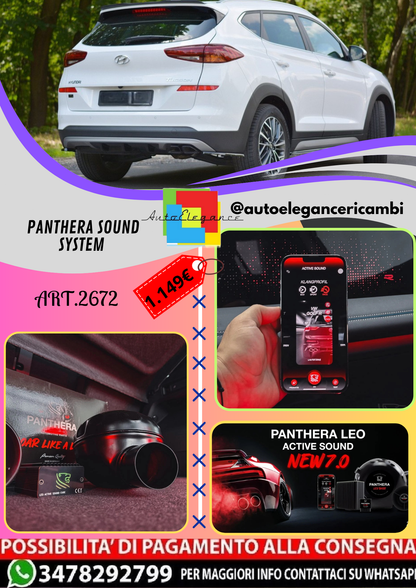 🔥ART.2672 PANTHERA SOUND SYSTEM ADATTO PER HYUNDAI TUCSON Mk3 FACELIFT🔥