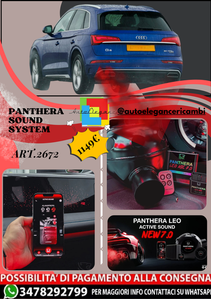 🎀ART.2672 PANTHERA SOUND SYSTEM ADATTO PER  Audi Q5 50 TFSI e (2023)🎀