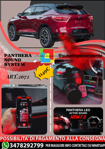 🎀ART.2672 PANTHERA SOUND SYSTEM ADATTO PER Chevrolet Blazer (2023)🎀