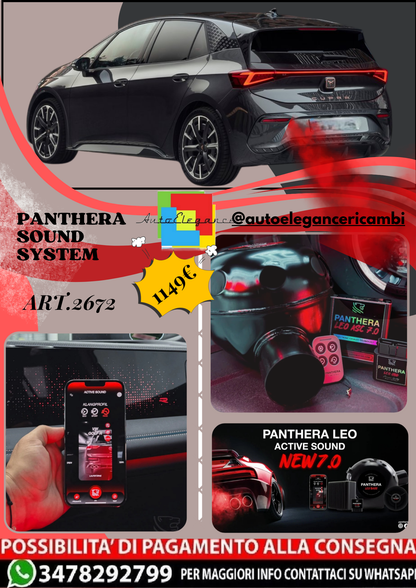 🎀ART.2672 PANTHERA SOUND SYSTEM ADATTO PER Cupra Born (2022) 🎀