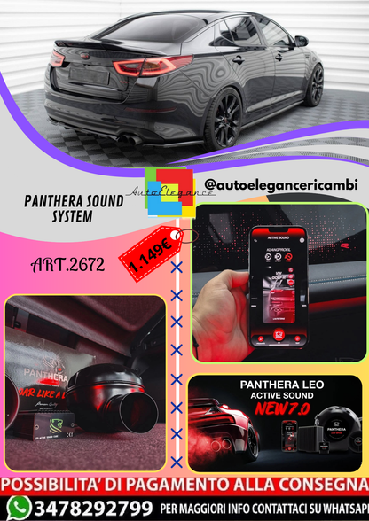 🔥ART.2672 PANTHERA SOUND SYSTEM ADATTO PER KIA OPTIMA  Mk3🔥