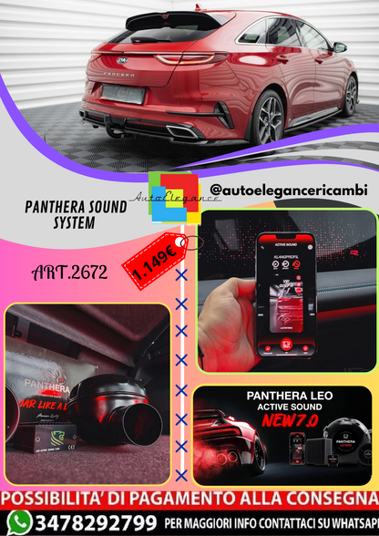 🔥ART.2672 PANTHERA SOUND SYSTEM ADATTO PER KIA  PROCEED GT-LINE Mk1🔥