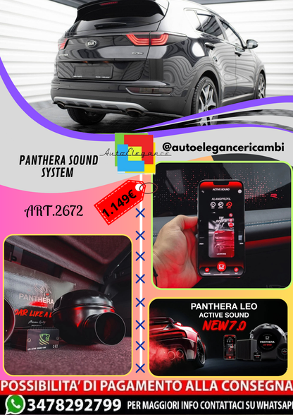 🔥ART.2672 PANTHERA SOUND SYSTEM ADATTO PER KIA SPORTAGE mk4 GT-LINE🔥