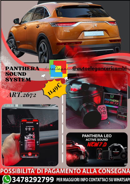 🎀ART.2672 PANTHERA SOUND SYSTEM ADATTO PER DS 7 Crossback (2018)🎀