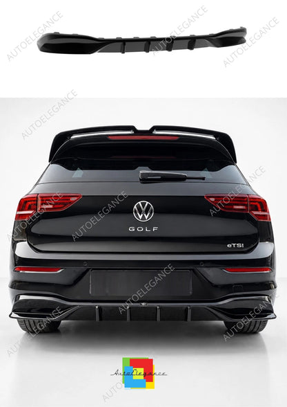 👉Diffusore posteriore per Volkswagen Golf MK8/MK8 Facelift in ABS nero lucido👈