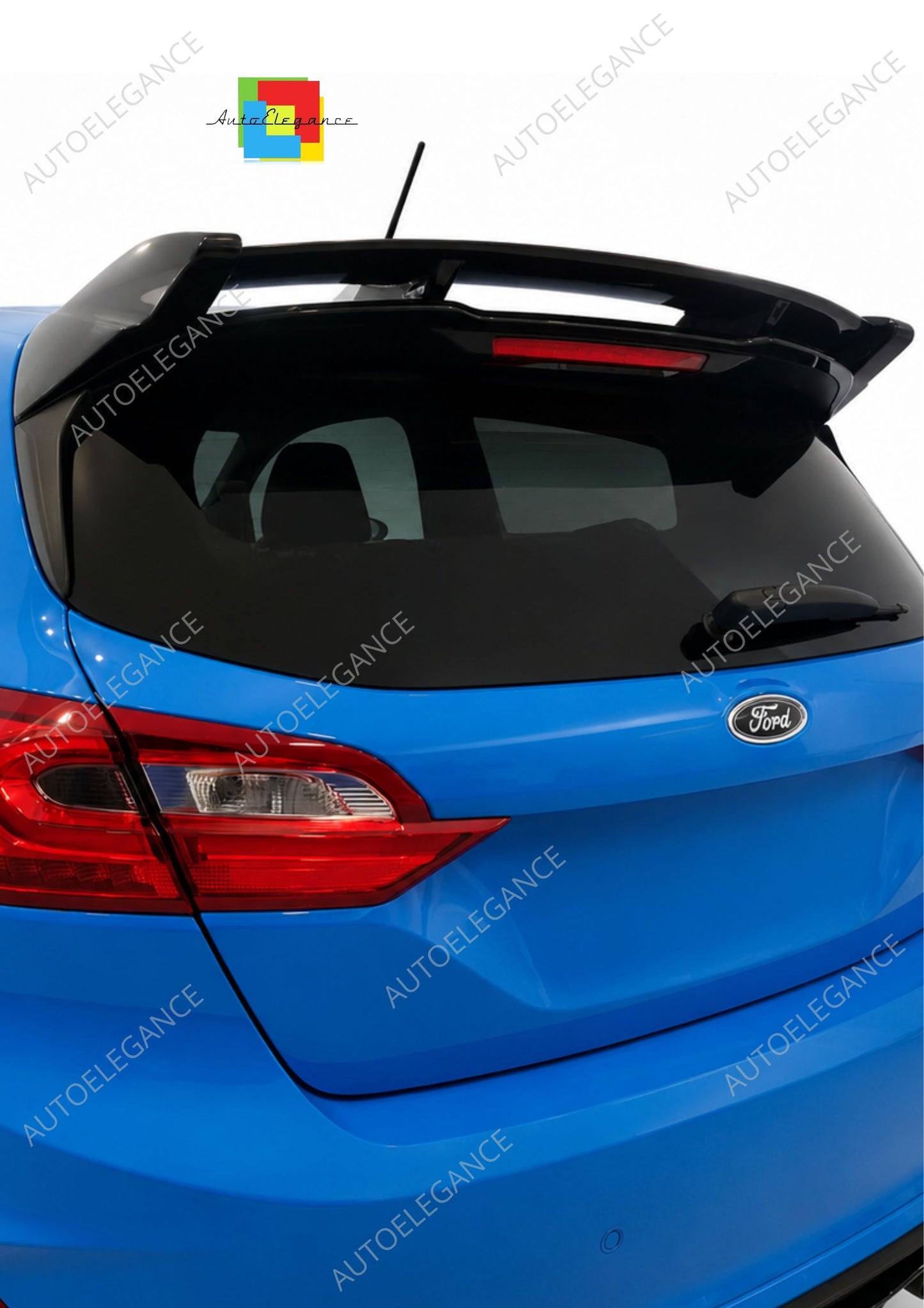 👉SPOILER POSTERIORE TETTO FORD FIESTA MK8 ST/ST-LINE 17 IN PU NON VERNICIATO👈
