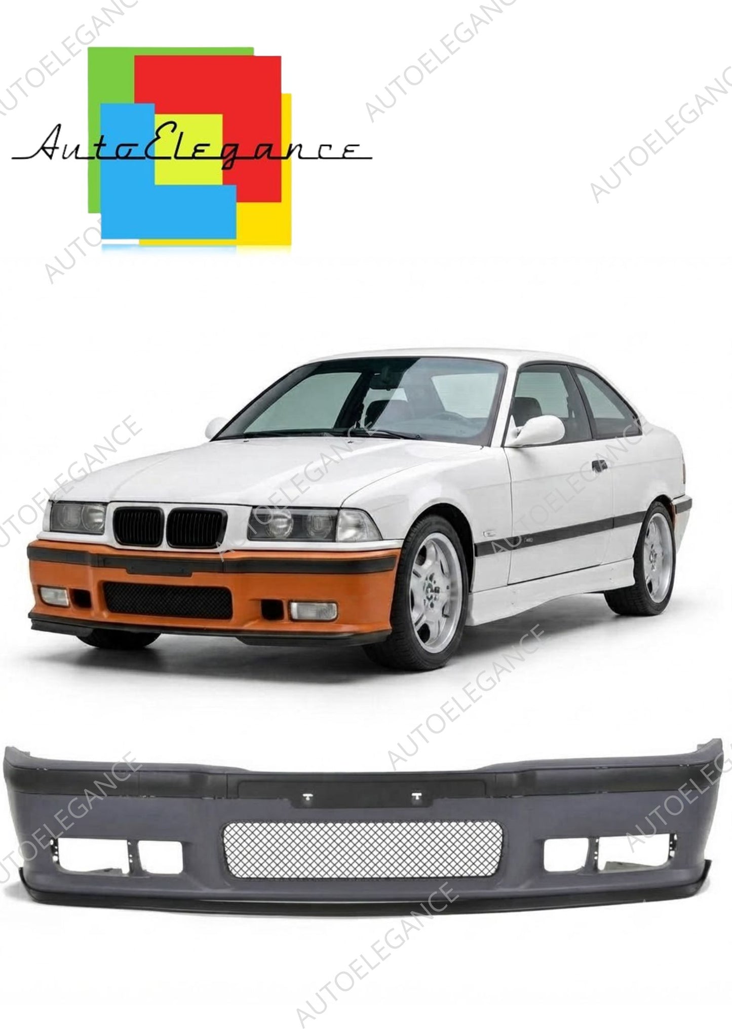 👉Paraurti anteriore adatto per BMW Serie 3 E36 1990-2000👈