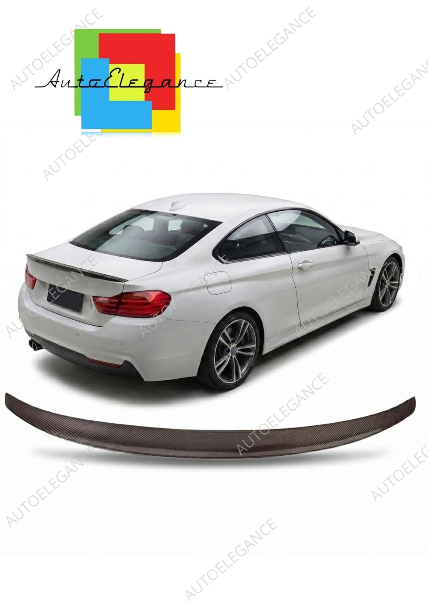 👉Spoiler posteriore in fibra di carbonio adatto per BMW 4 F32 Coupé 14-16👈