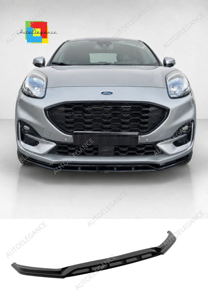 👉Splitter anteriore V.2 per Ford Puma ST-Line (2019-) ABS nero lucido👈