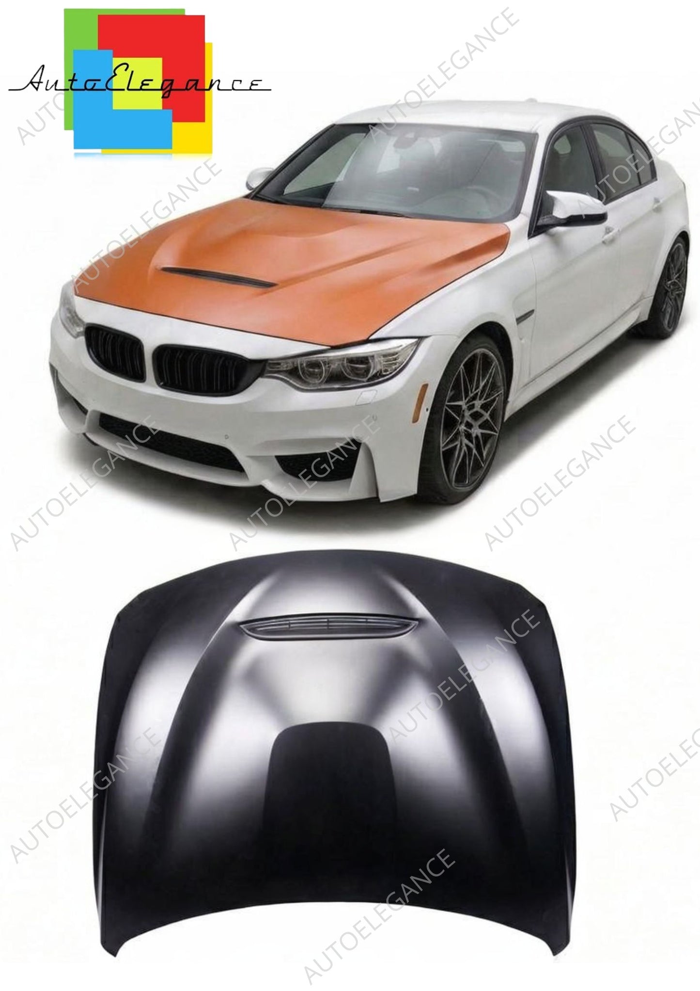 👉Cofano in alluminio con presa d'aria adatto per BMW M3 F80 M4 F82 F83 13-20👈