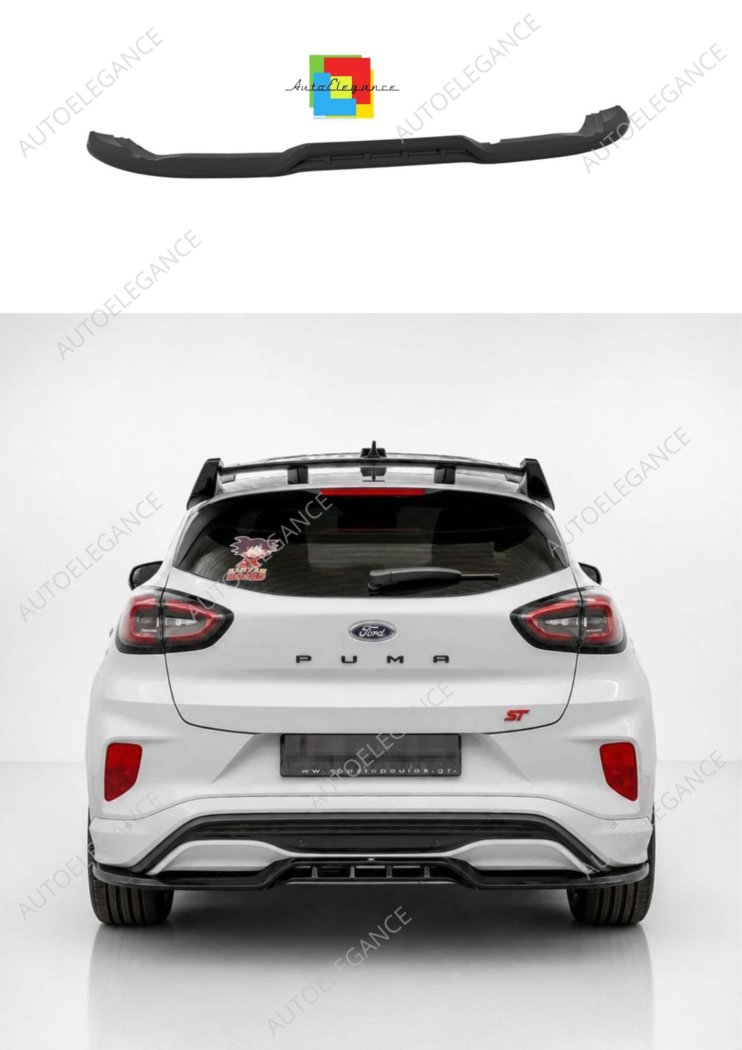 👉Splitter Posteriore Ford Puma ST-Line Facelift 2024 ABS Nero Lucido👈