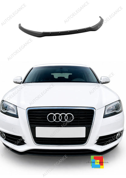 👉Splitter anteriore per Audi A3 S-Line 8P facelift 08-12 in ABS nero lucido👈