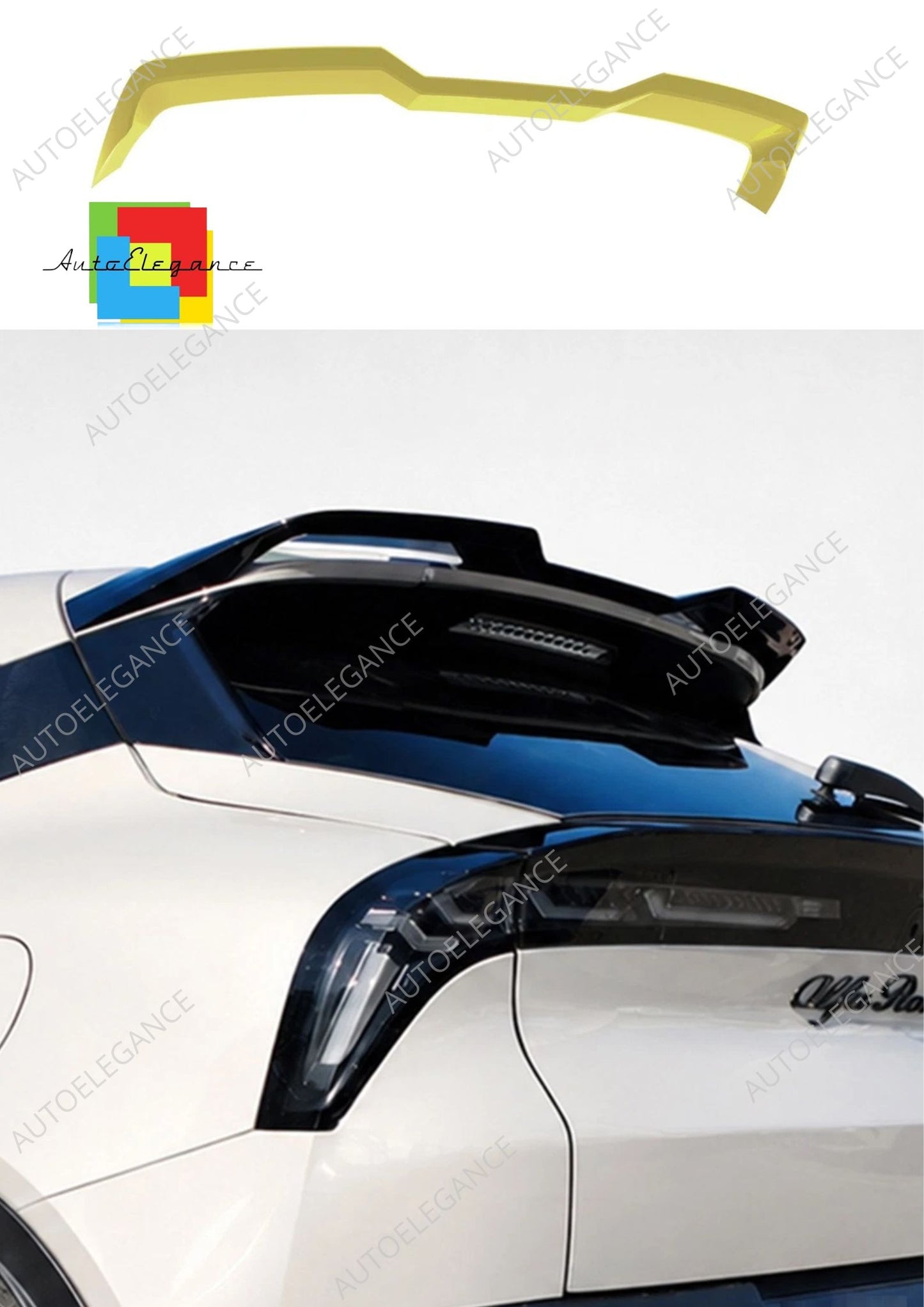 👉Aletta posteriore per tetto Alfa Romeo Junior MK1 24- in PU non verniciata👈
