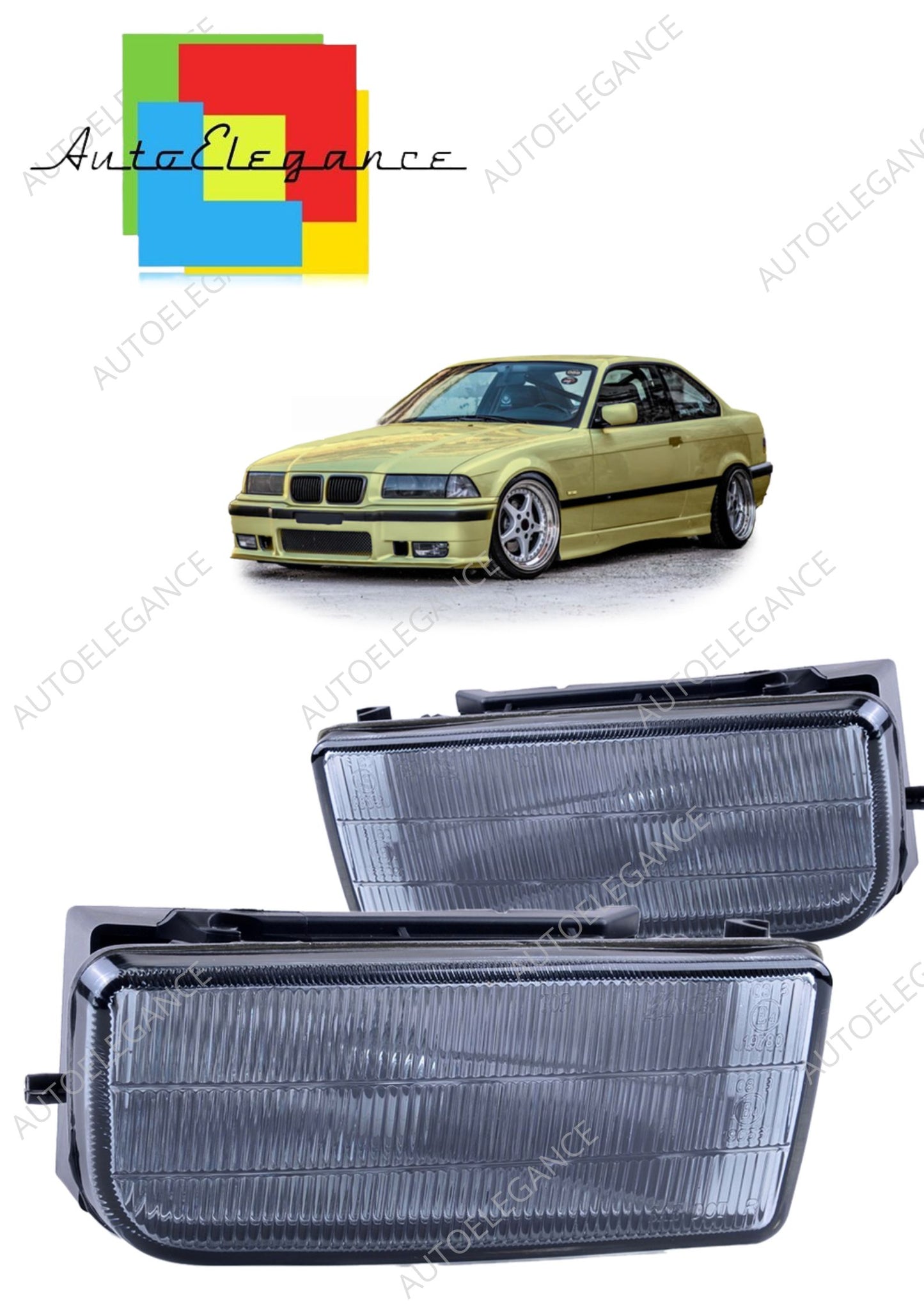 👉Set di luci fendinebbia fumé adatto per BMW Serie 3 E36 1991-1999👈