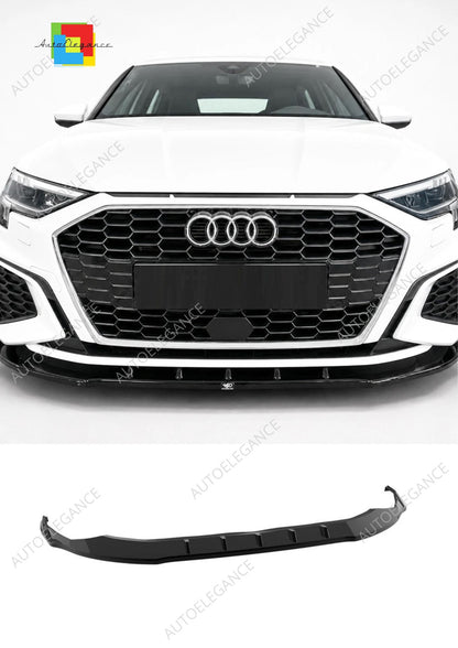 👉Splitter anteriore per Audi S3/A3 S-Line 8Y (2020-2024) ABS nero lucido-👈