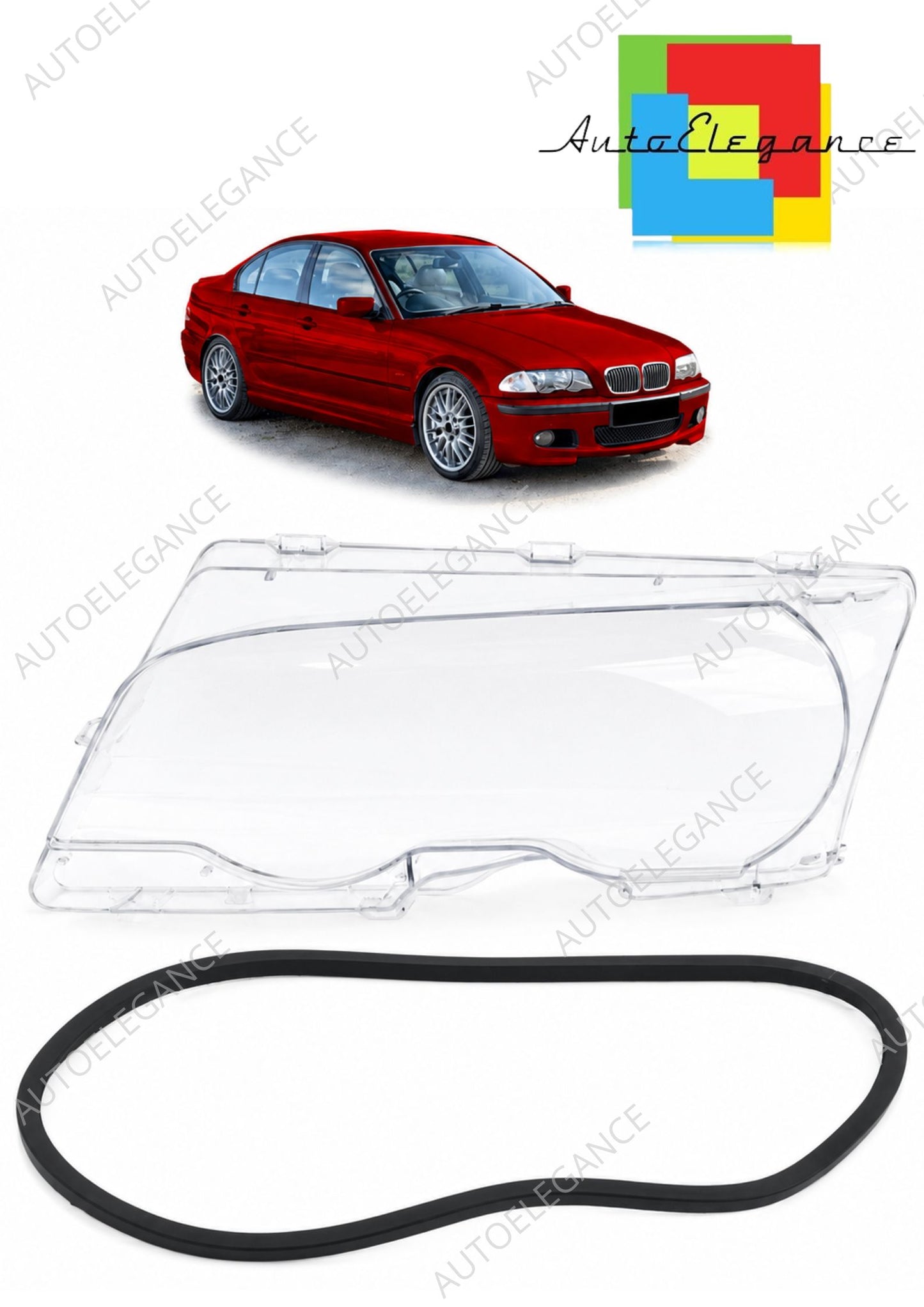 👉Lente del faro adatta per BMW Serie 3 E46 Coupé/Convertible 1999-2003👈