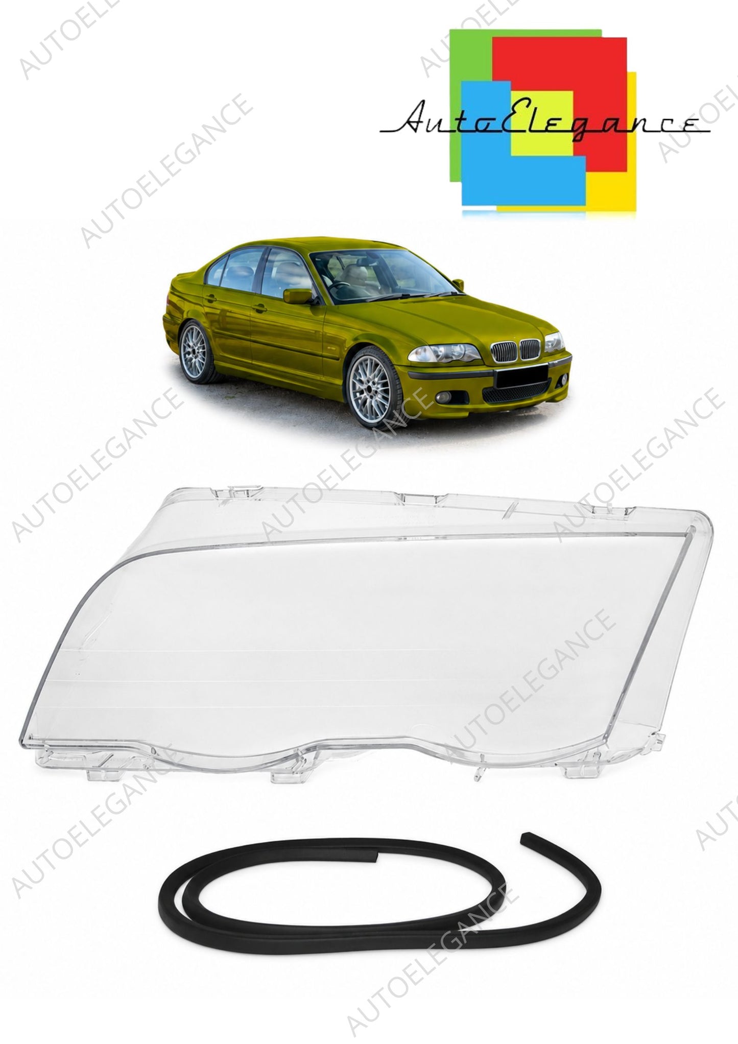 👉Lente del faro anteriore sinistro per BMW Serie 3 E46 Berlina/Touring 98-01👈