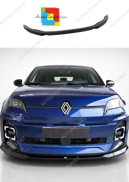 👉Splitter anteriore per Renault 5 E-Tech (2024-) in ABS nero lucido👈