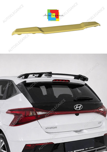 👉SPOILER POSTERIORE TETTO STILE N HYUNDAI I20 MK3 20- IN PU NON VERNICIATO👈