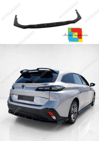 👉Splitter posteriore lucido nero in ABS per Peugeot 308 SW MK3 (2021-)👈