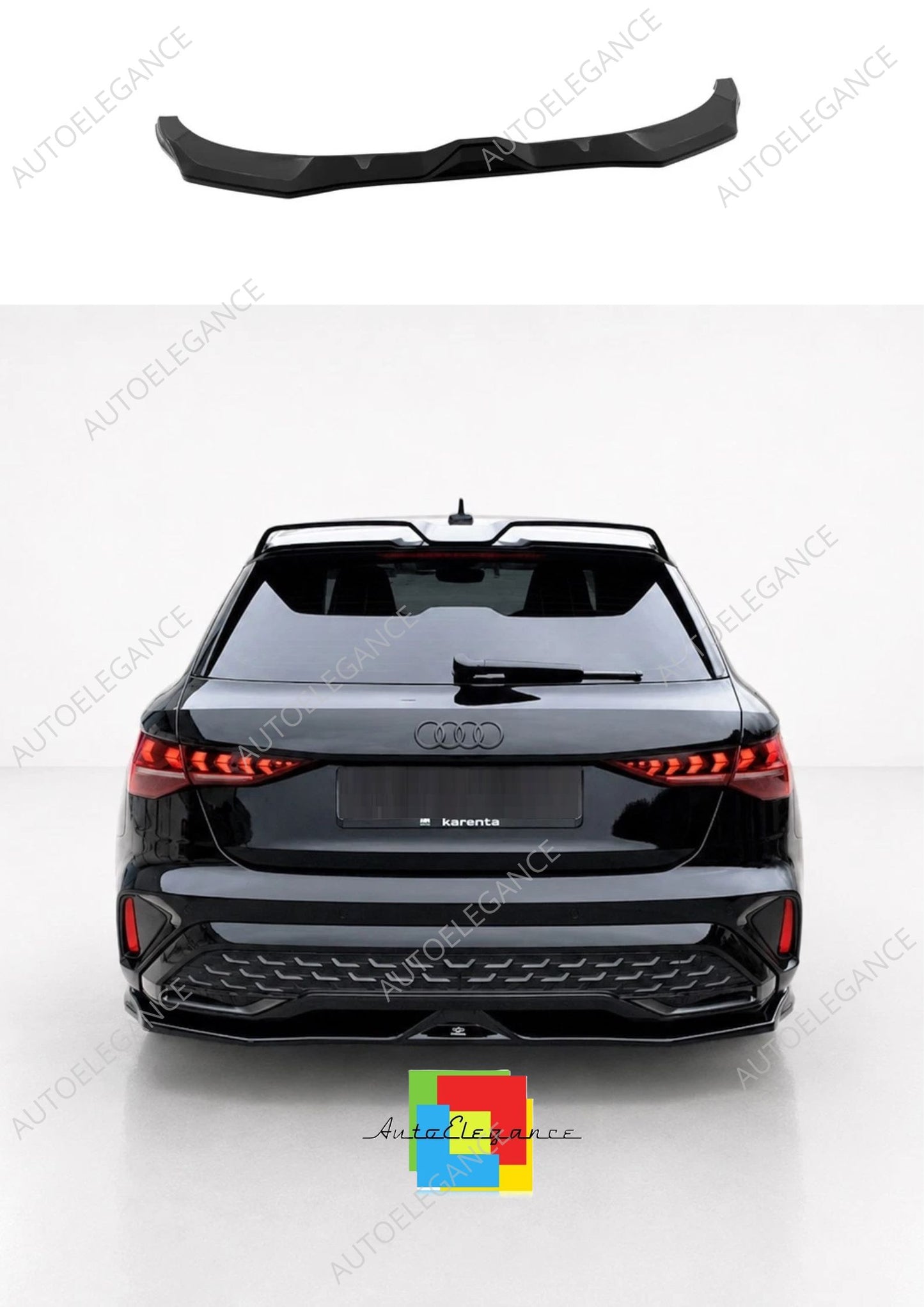 ⭐1436 SPOILER SUITABLE FOR CUPRA FORMENTOR 2020+ GLOSSY BLACK SPORTY LOOK⭐ 