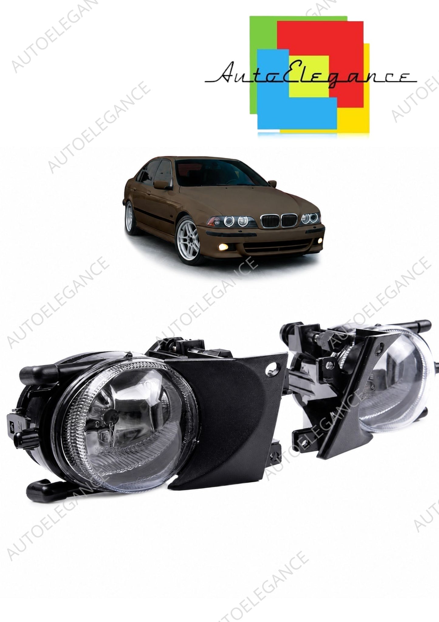👉Avvisamento dei fari fendinebbia Spariti per BMW Serie 5 E39 Turismo 00-03👈