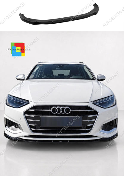 👉Splitter anteriore per Audi A4 B9 facelift (2019-2024) in ABS nero lucido👈