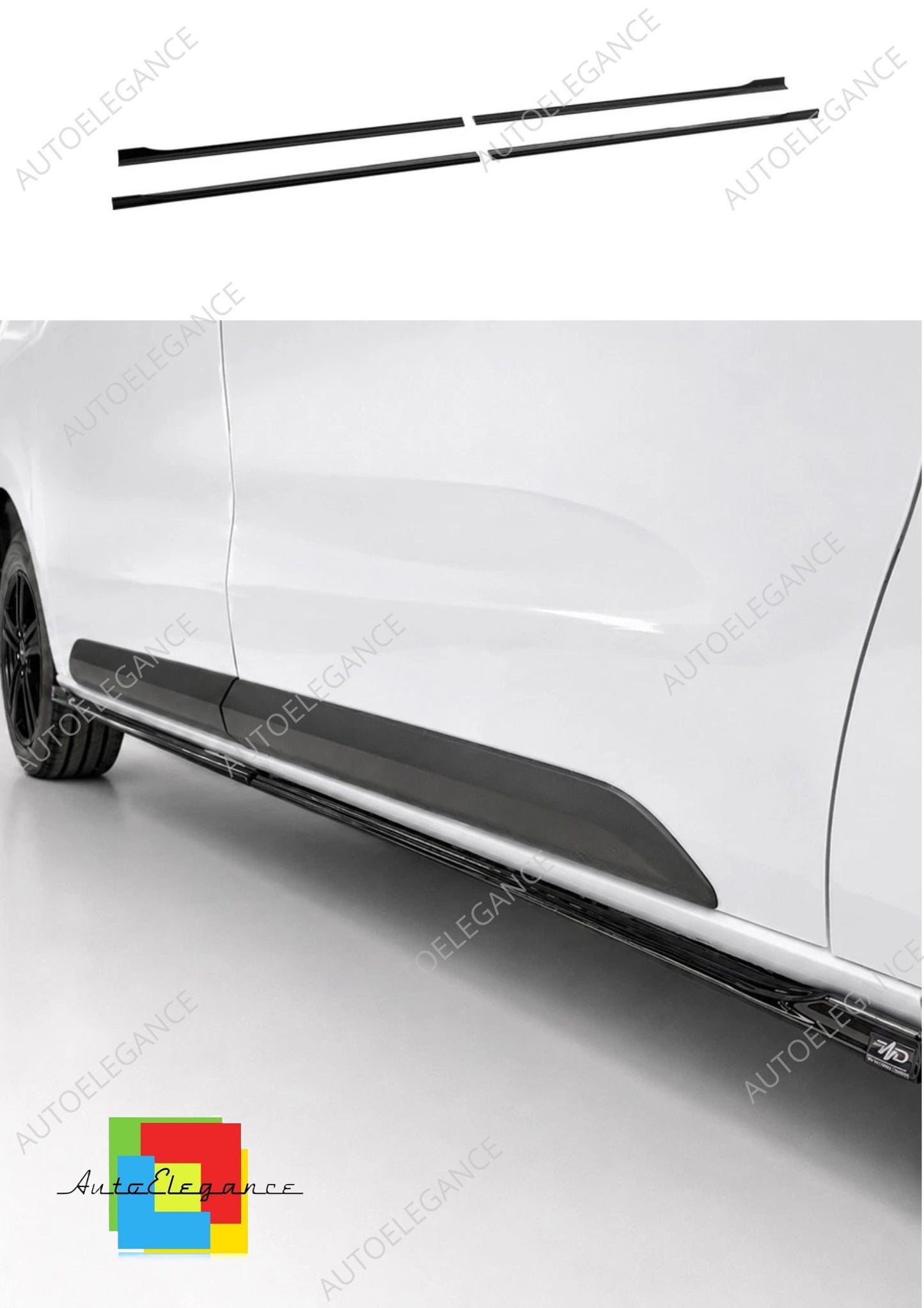 👉Estensioni laterali per Opel Vivaro C/Peugeot Expert MK3 in ABS nero lucido👈
