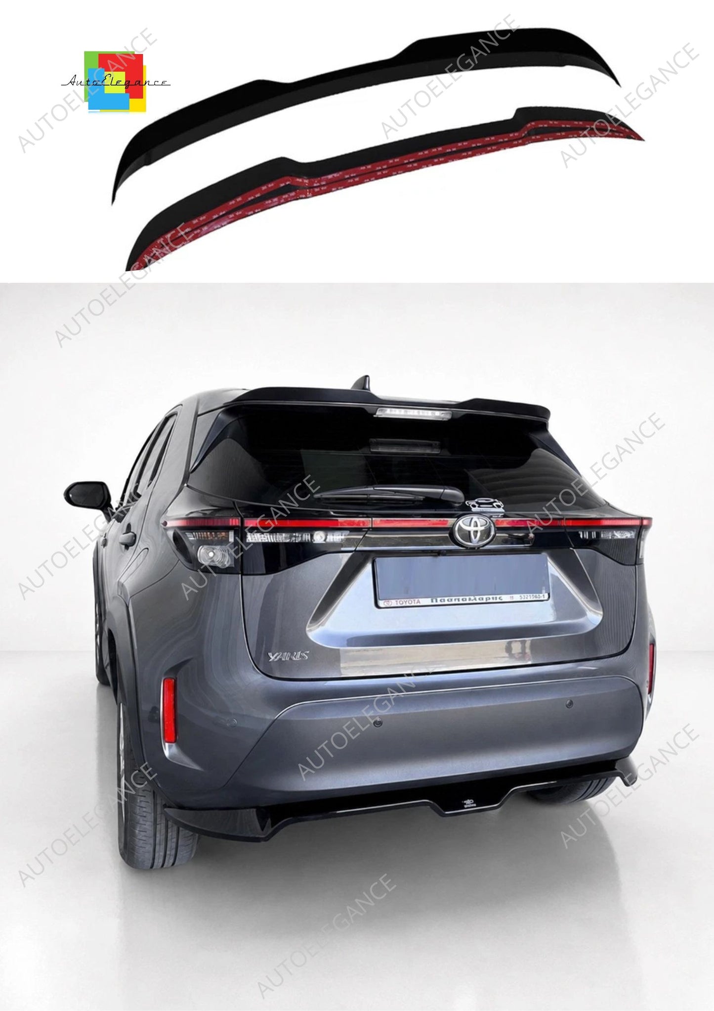 👉Prolunga Tappo Spoiler adatta per Toyota Yaris Cross 2020- ABS Nero Lucido👈