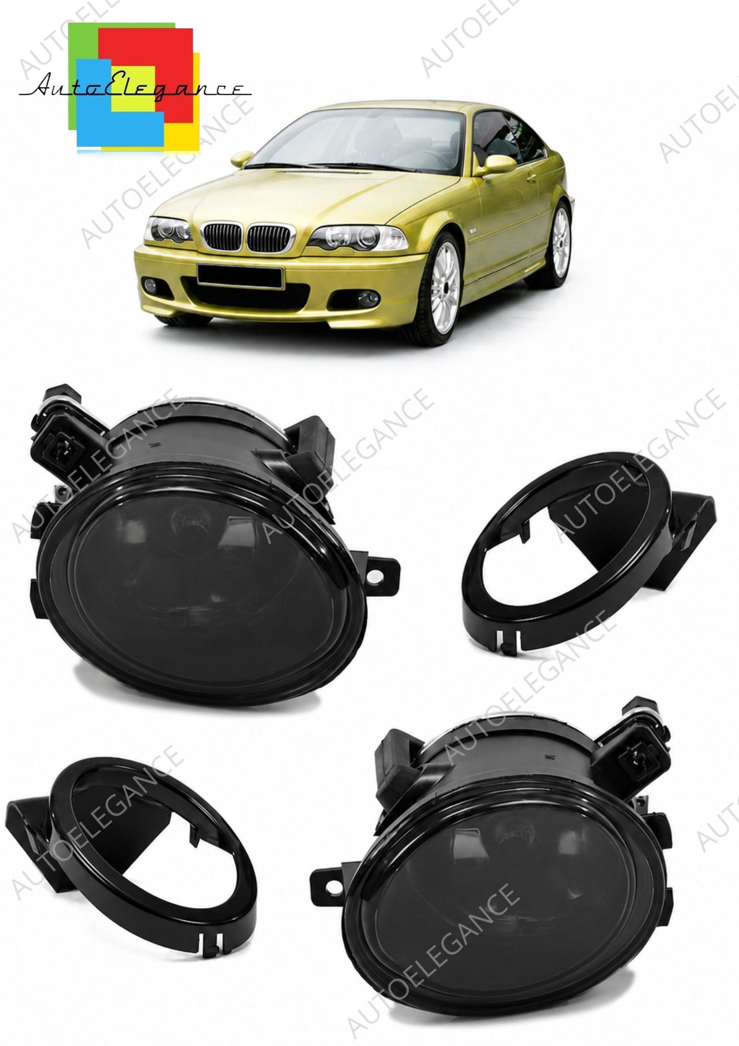 👉Set di fari Fumè adatti per BMW Serie 3 E46 Serie 5 E39 1999-2005👈