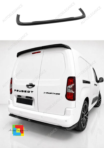 👉Diffusore Posteriore CitroenBerlingo L2/PeugeotPartner L2MK3 ABS Nero Lucido👈