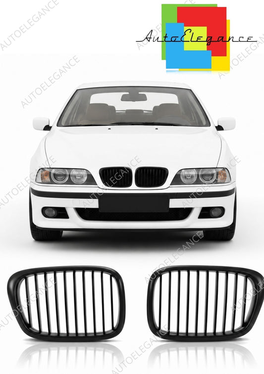 👉Griglia anteriore a linea singola nero opaco adatta per BMW Serie5 E39 95-03👈