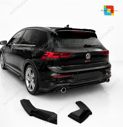 👉Divisori Laterali Posteriore per VW Golf MK8 GTI 2019+ Nero Lucido👈