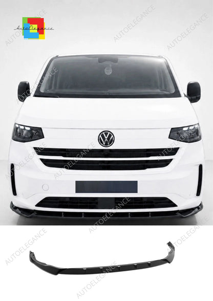 👉Splitter anteriore V.2 per Volkswagen Transporter T7 ABS nero lucido👈