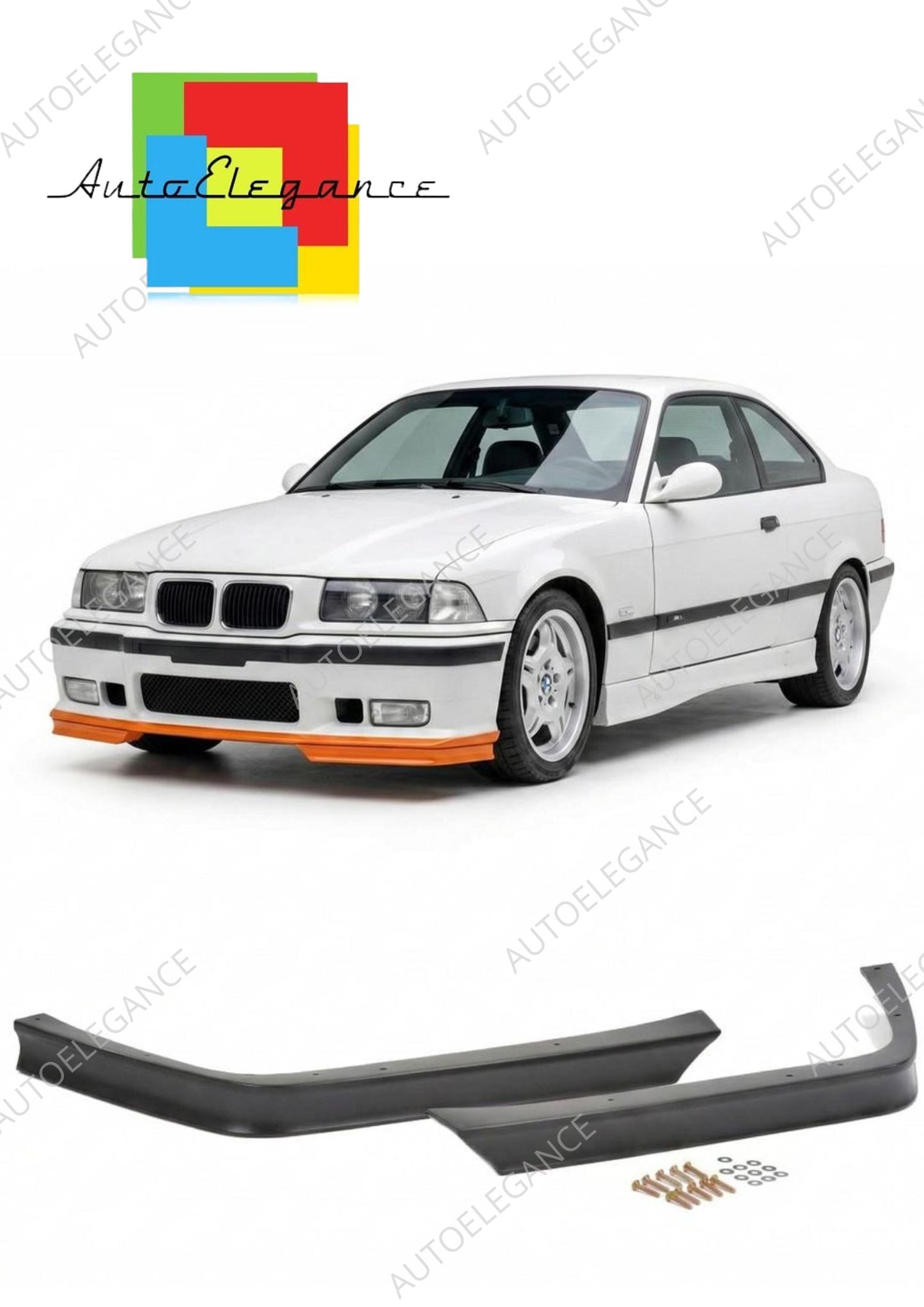 👉Minigonna anteriore adatta per BMW Serie 3 E36 1990-1999👈