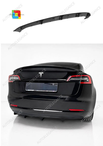 👉Diffusore Posteriore adatto per Tesla Model 3 2017-2023 ABS Nero Lucido👈