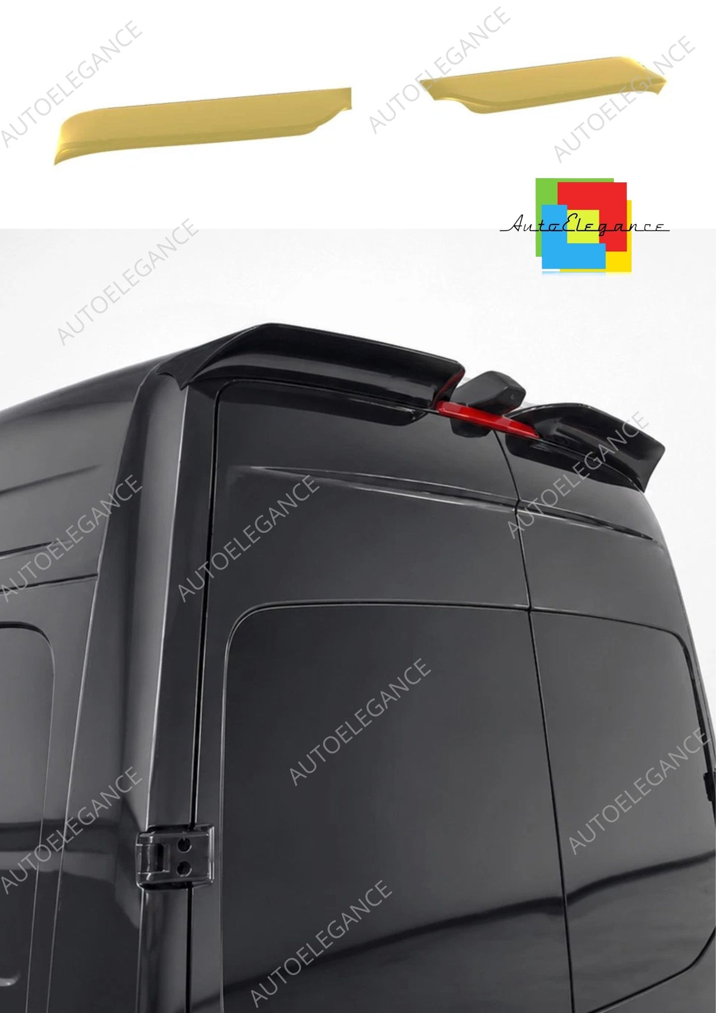 👉Spoiler posteriore sul tetto Mercedes Sprinter H2 MK2/MK3 PU Non Verniciato👈