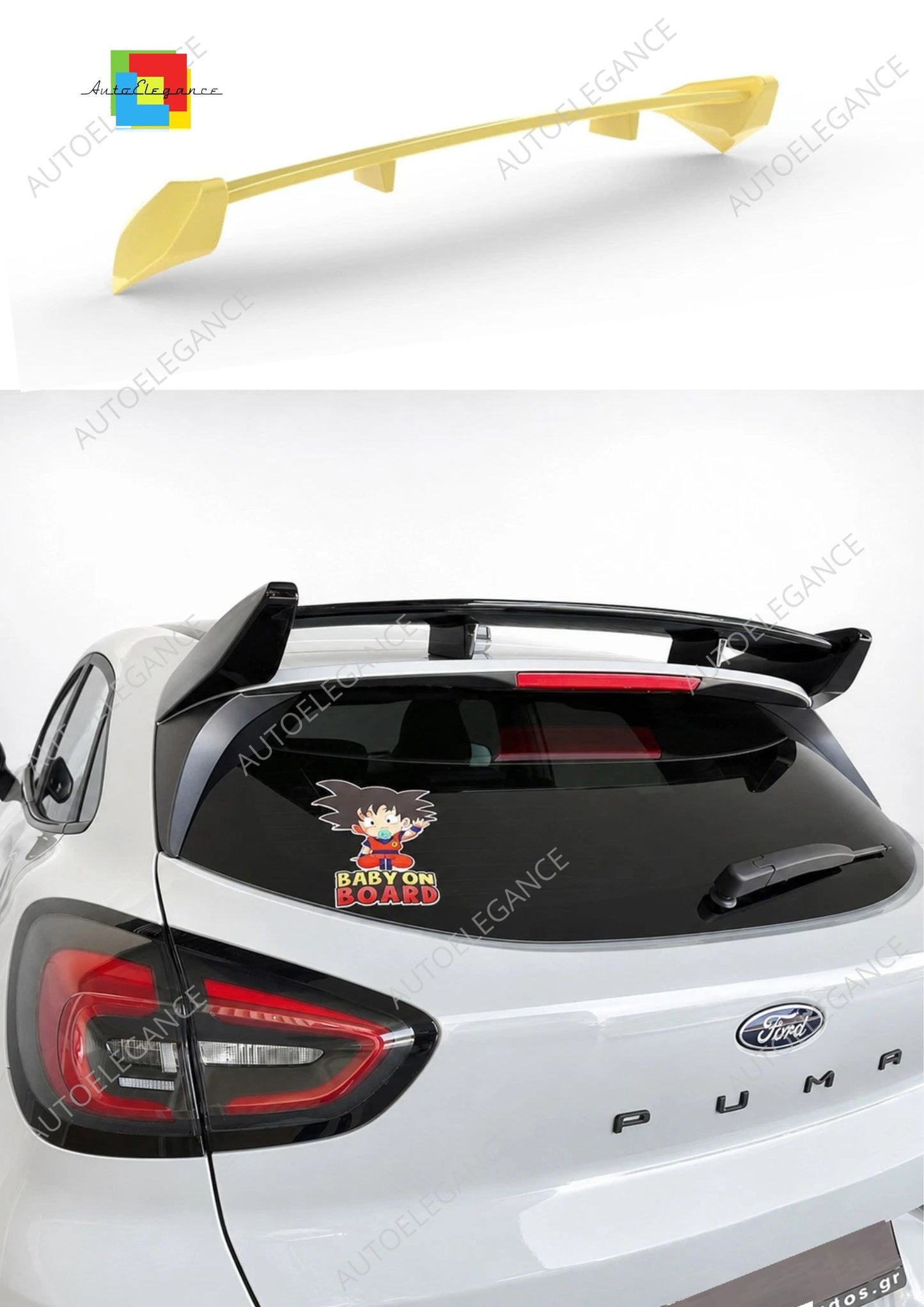 👉Alettone posteriore per tetto FordPuma Standard/ST-Line 19 PU non verniciato👈