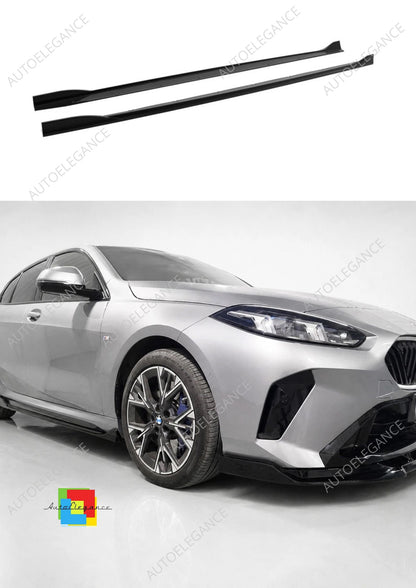 👉Gonne laterali versione 2 per BMW Serie 1 F70 M-Pack / M135i ABS nero lucido👈